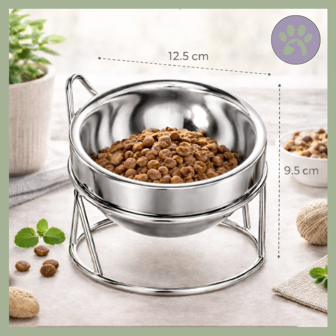 Gamelle-Chat-Surelevee-Acier-Inoxydable-Felinox-Dimensions