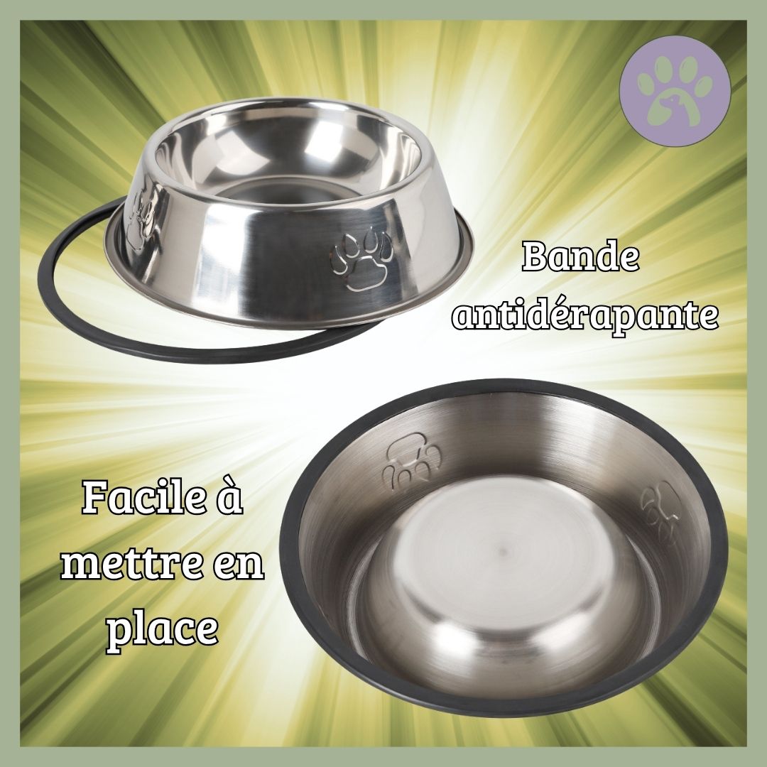 Gamelle-chien-Inoxsafe-bande_caoutchouc