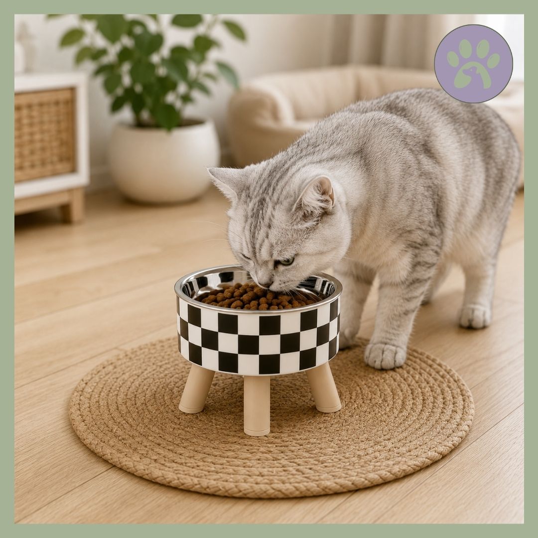 Gamelle_chat_Bol_Pattes_a_carreau