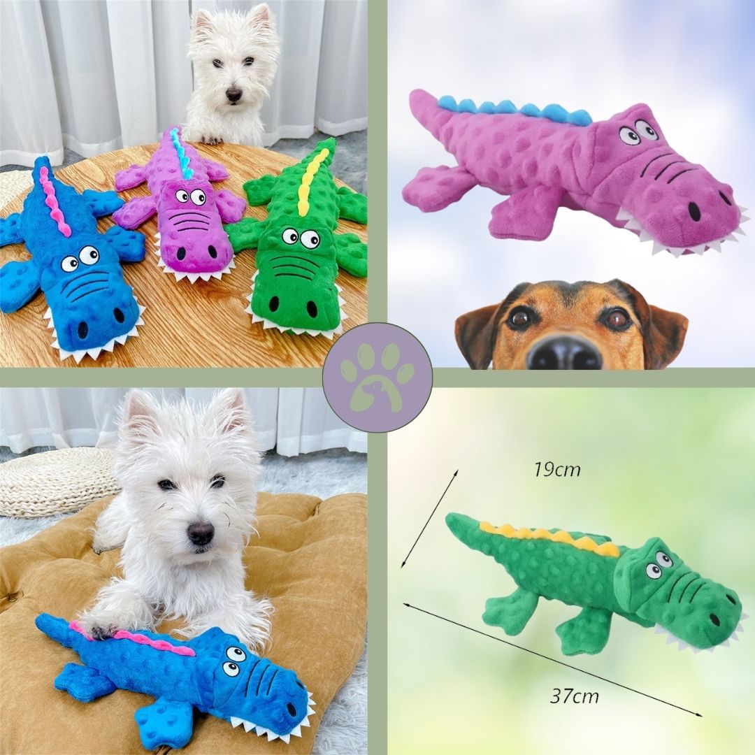 Jouet-de-peluche-pour-chien-Crocodile