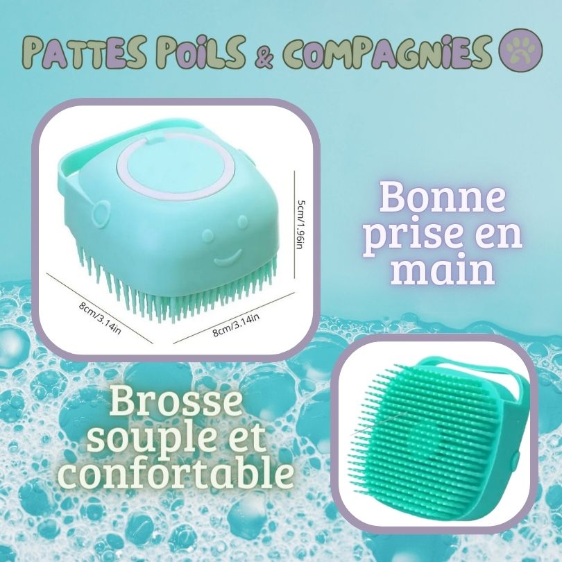 Brosse de bain pour chat | Brossy - Pet™ - Pattes Poils & Compagnies