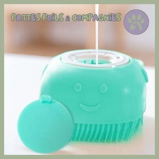 Brosse de bain pour chien | Brossy - Pet™ - Pattes Poils & Compagnies