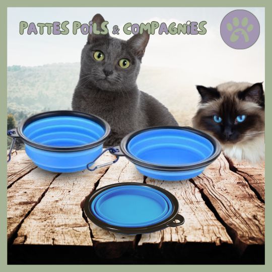 Gamelle de voyage pour chat | Travel - Bowl™ - Pattes Poils & Compagnies