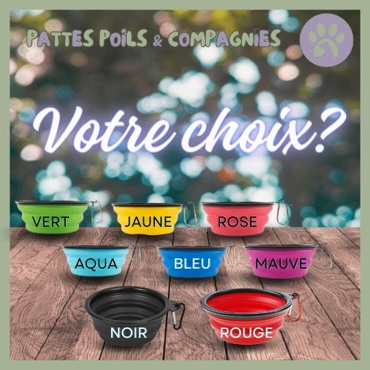 Gamelle de voyage pour chat | Travel - Bowl™ - Pattes Poils & Compagnies