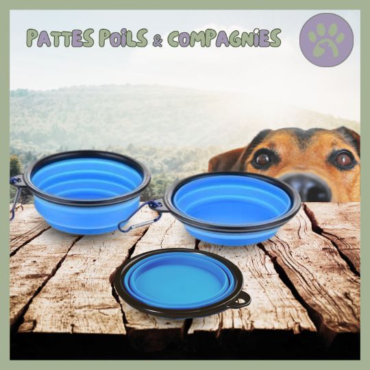 Gamelle de voyage pour chien | Travel - Bowl™ - Pattes Poils & Compagnies