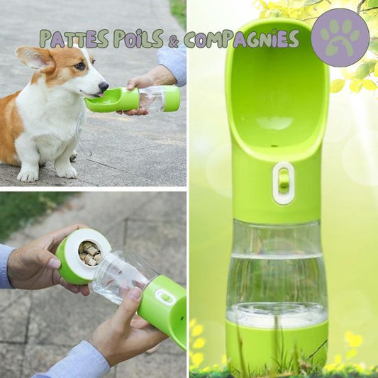 Gamelle pour chien gourde pour chien | Bottle&Bowl™ 2 en 1 - Pattes Poils & Compagnies