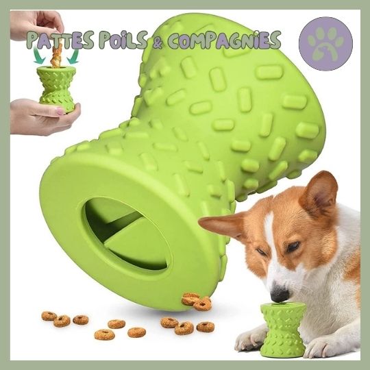 Jouet pour chien anti - glouton | Cône - O - Jeu™ - Pattes Poils & Compagnies